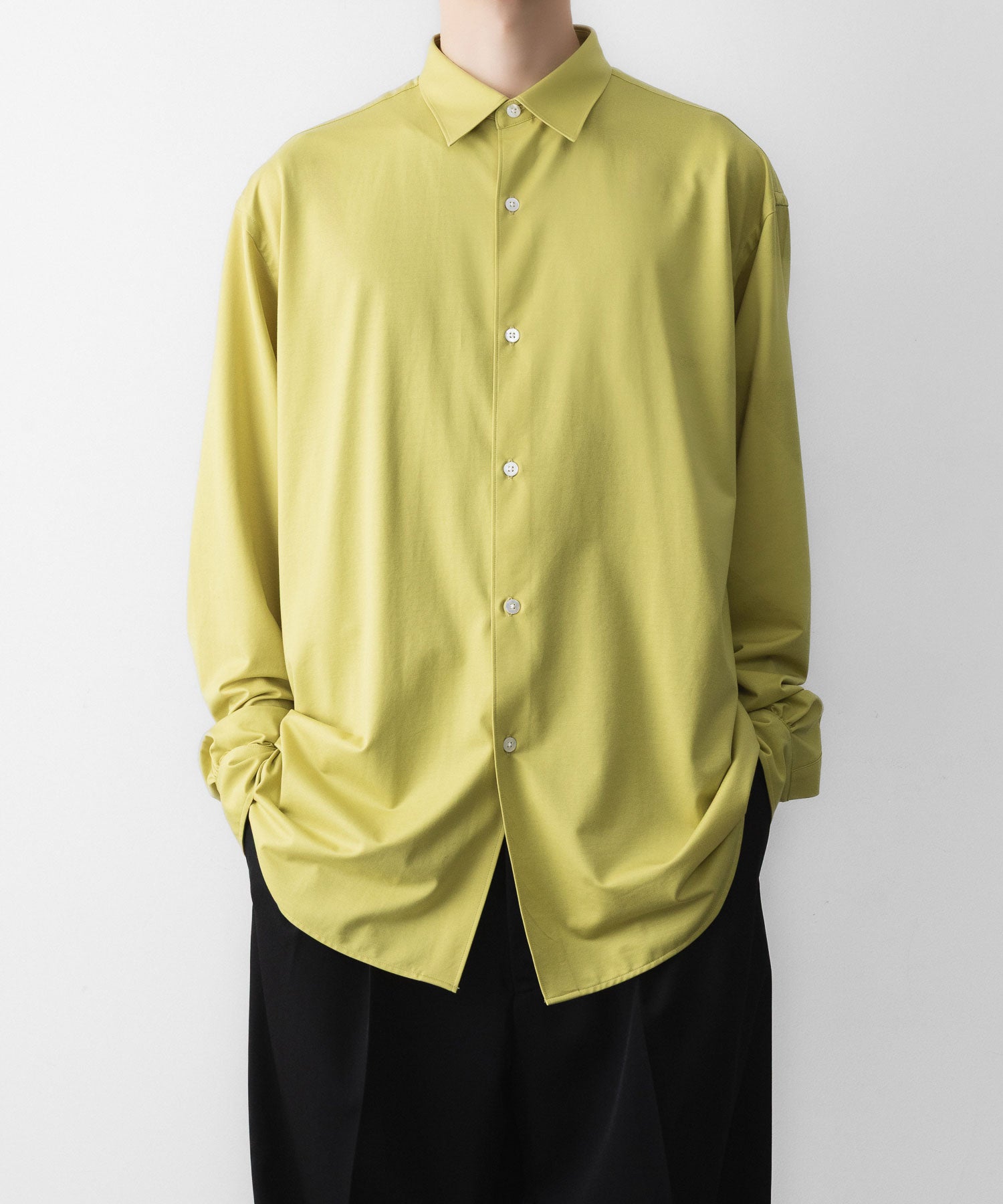 KANEMASA PHIL.】46G MODEST SHIRT - LIME YELLOW | 公式通販サイト