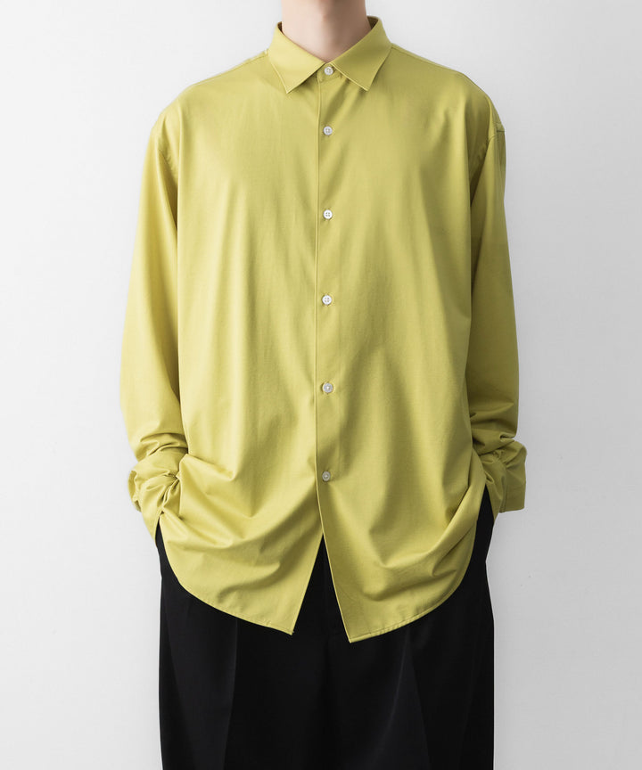 KANEMASA PHIL. カネマサフィルの46G MODEST SHIRTのLIME YELLOW 公式通販サイトsession福岡セレクトショップ