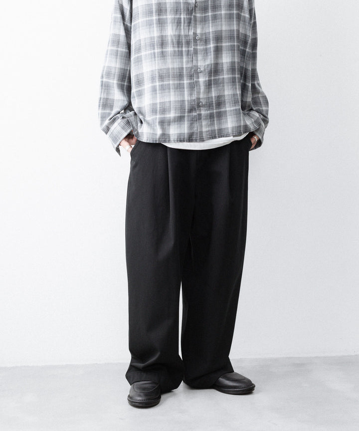 【paratrait】PANCAKE CHINO PT - BLACK