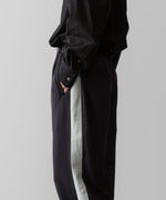 画像をギャラリービューアに読み込む, ssstein(シュタイン)の24AWコレクション NYLON JERSEY TRACK TROUSERS - DARK NAVY 公式通販サイトsession福岡セレクトショップ
