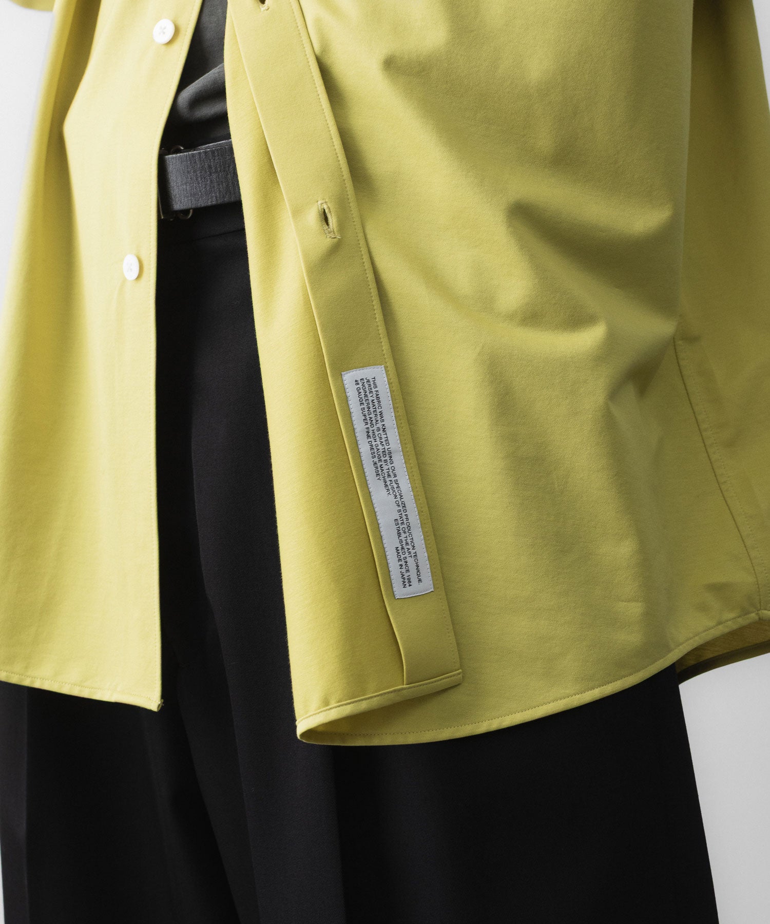 KANEMASA PHIL.】46G MODEST SHIRT - LIME YELLOW | 公式通販サイト