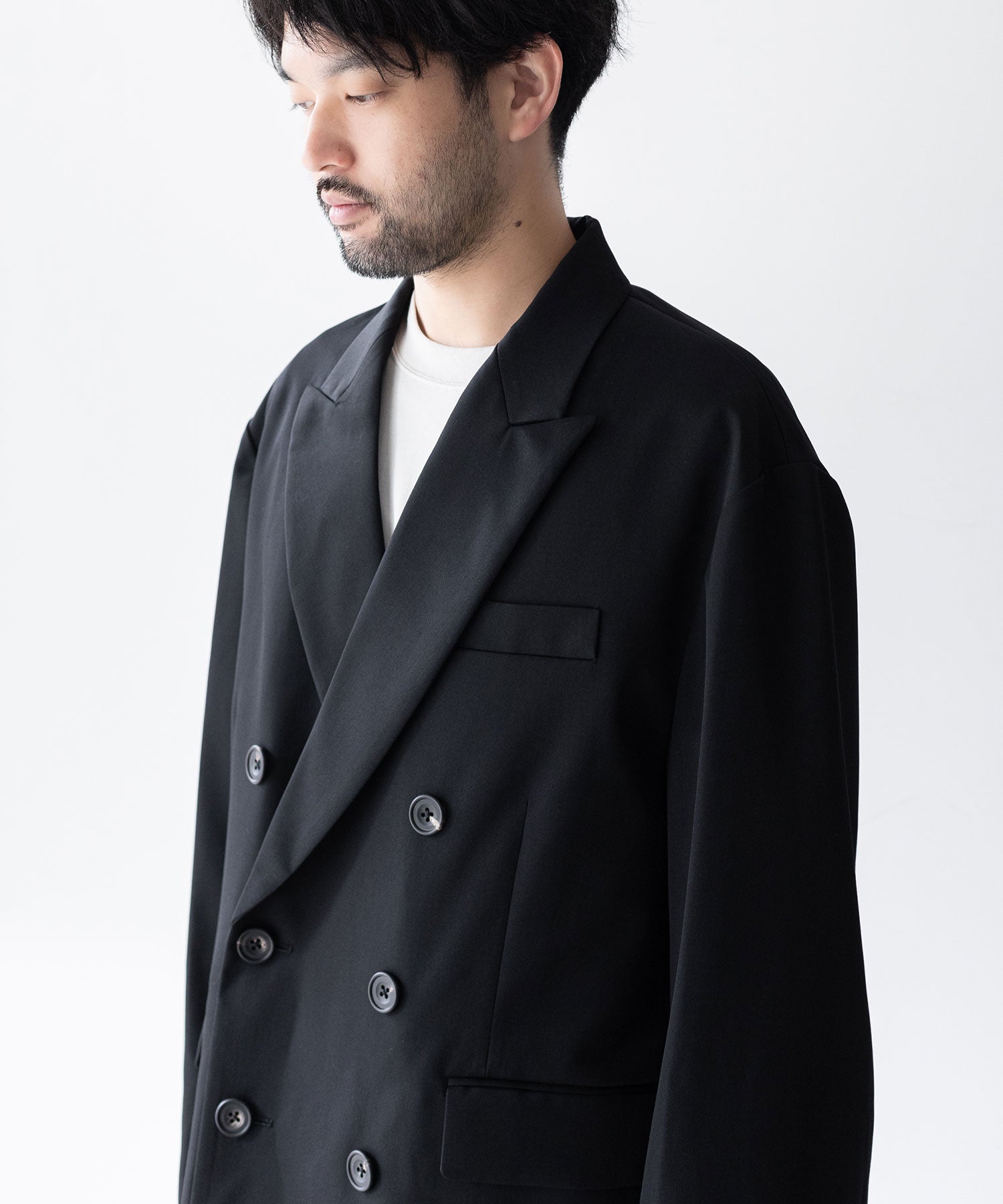 stein 20aw DOUBLE BREASTED JACKET