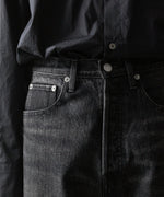 画像をギャラリービューアに読み込む, ssstein(シュタイン)の24AWコレクション DEFORMATION WIDE DENIM JEANS - BLACK 公式通販サイトsession福岡セレクトショップ
