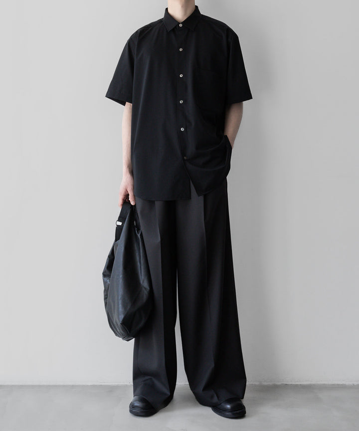 【KANEMASA PHIL.】カネマサフィルの46G ATOMOSPHERE STRIPE SS SHIRT - BLACK 公式通販サイトsession福岡セレクトショップ