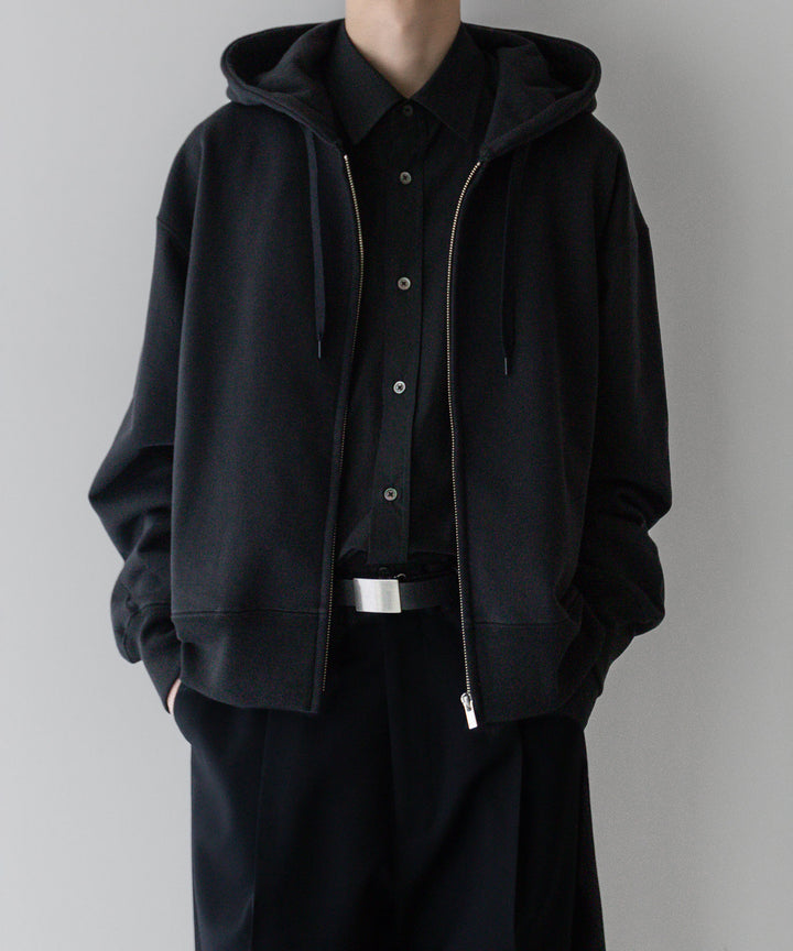 stein(シュタイン)の24SSコレクションUNTWISTED YARN SWEAT ZIP UP HOODYのCHARCOAL