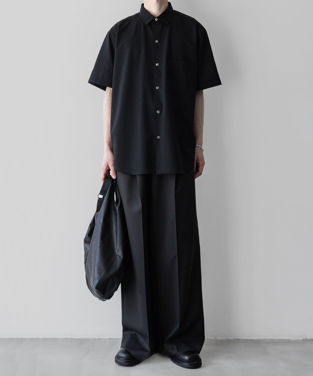 【KANEMASA PHIL.】カネマサフィルの46G ATOMOSPHERE STRIPE SS SHIRT - BLACK 公式通販サイトsession福岡セレクトショップ