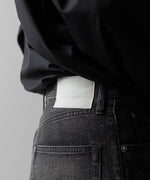 画像をギャラリービューアに読み込む, ssstein(シュタイン)の24AWコレクション DEFORMATION WIDE DENIM JEANS - BLACK 公式通販サイトsession福岡セレクトショップ
