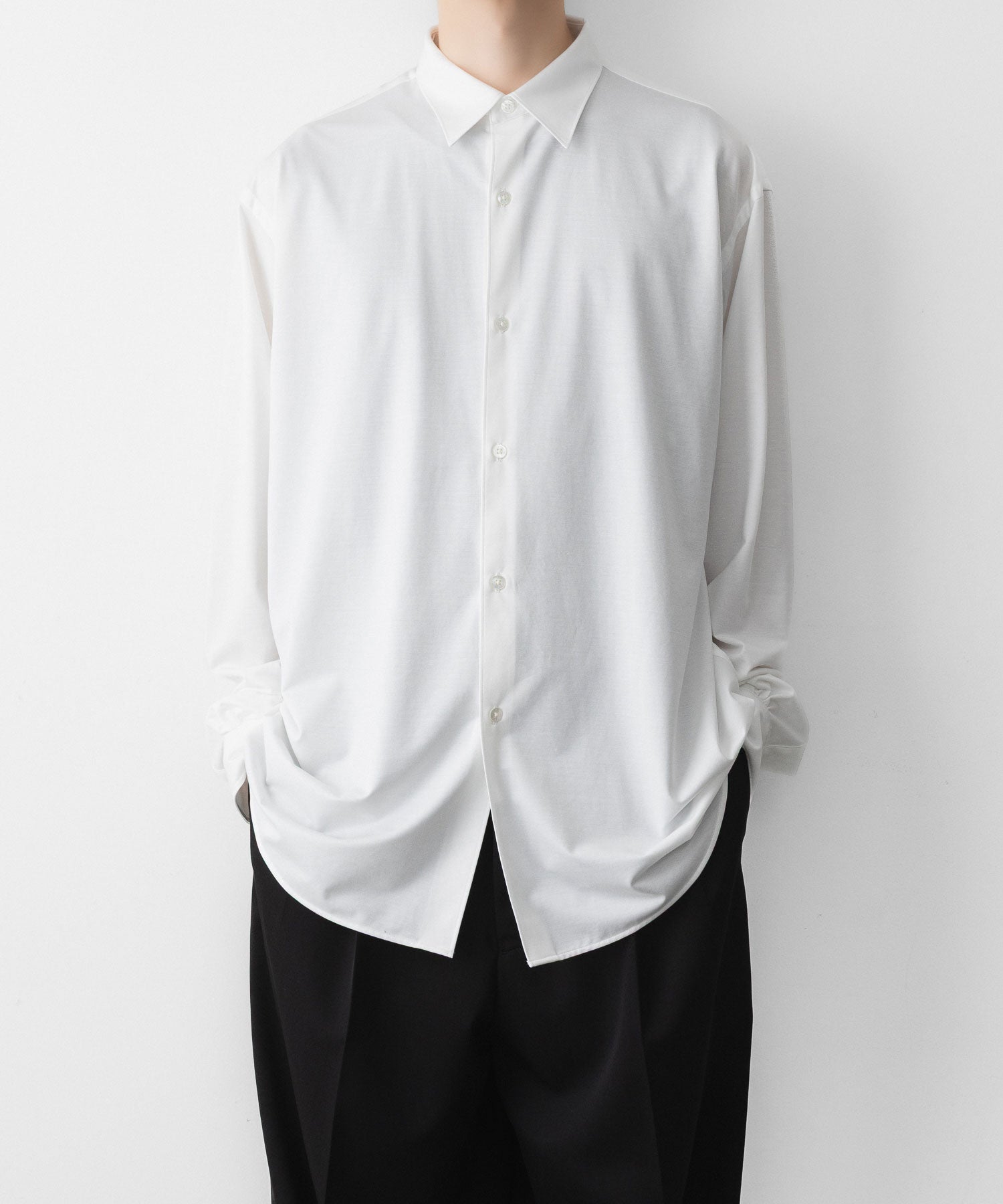 KANEMASA PHIL.】46G MODEST SHIRT - WHITE | 公式通販サイト session