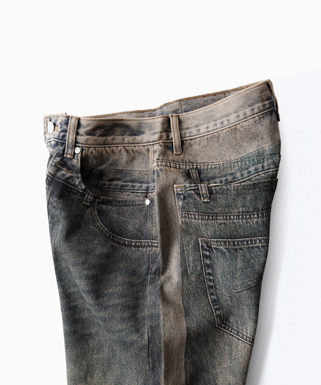 CODA -コーダのGREY ACID WASH DUAL EXPOSURE BREAK CUT FLARED JEANSのGREY ACID WASH公式通販サイトsession福岡セレクトショップ