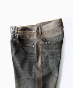 画像をギャラリービューアに読み込む, CODA -コーダのGREY ACID WASH DUAL EXPOSURE BREAK CUT FLARED JEANSのGREY ACID WASH公式通販サイトsession福岡セレクトショップ
