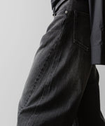 画像をギャラリービューアに読み込む, ssstein(シュタイン)の24AWコレクション DEFORMATION WIDE DENIM JEANS - BLACK 公式通販サイトsession福岡セレクトショップ
