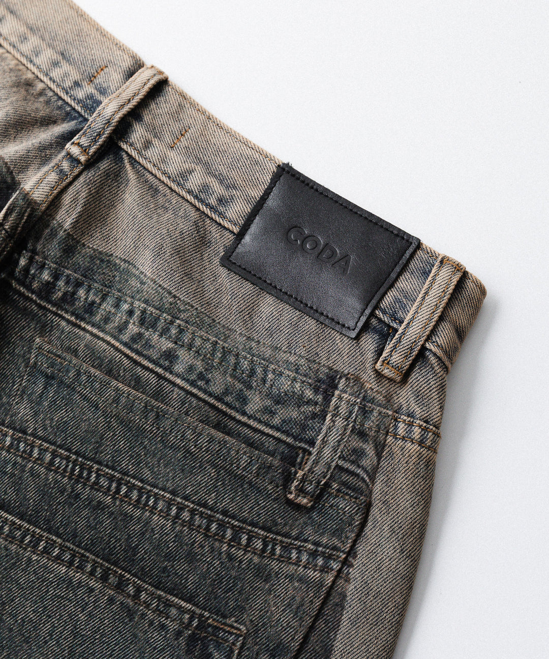 CODA -コーダのGREY ACID WASH DUAL EXPOSURE BREAK CUT FLARED JEANSのGREY ACID WASH公式通販サイトsession福岡セレクトショップ