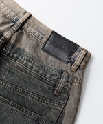 画像をギャラリービューアに読み込む, CODA -コーダのGREY ACID WASH DUAL EXPOSURE BREAK CUT FLARED JEANSのGREY ACID WASH公式通販サイトsession福岡セレクトショップ
