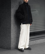 画像をギャラリービューアに読み込む, ssstein(シュタイン)のDOUBLE WEAVE COTTON ONE TUCK WIDE PANTS - CREAMの公式通販サイトsession福岡セレクトショップ
