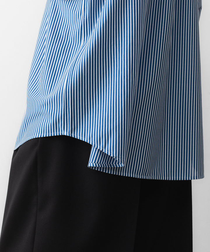 KANEMASA PHIL. カネマサフィルの46G STRIPE MODEST SHIRTのNAVY WHITE 公式通販サイトsession福岡セレクトショップ