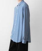 画像をギャラリービューアに読み込む, KANEMASA PHIL. カネマサフィルの46G STRIPE MODEST SHIRTのNAVY WHITE 公式通販サイトsession福岡セレクトショップ
