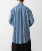 画像をギャラリービューアに読み込む, KANEMASA PHIL. カネマサフィルの46G STRIPE MODEST SHIRTのNAVY WHITE 公式通販サイトsession福岡セレクトショップ
