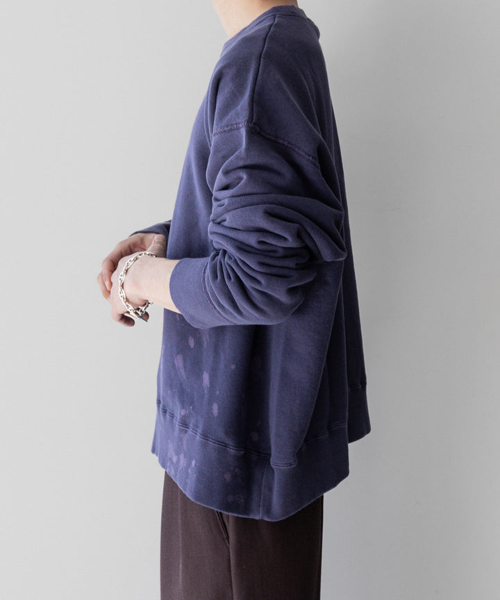 【INTÉRIM】インテリム 23AW BLEACH HYPER BIG V LOOP WHEEL SEAMLESS SWEAT SHIRT - B.NASU sessionセッション福岡セレクトショップ 公式通販サイト