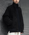 【ssstein】COW NUBUCK SWING TOP JACKET - BLACK