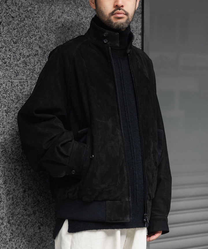 ssstein(シュタイン)のCOW NUBUCK SWING TOP JACKET - BLACKの公式通販サイトsession福岡セレクトショップ