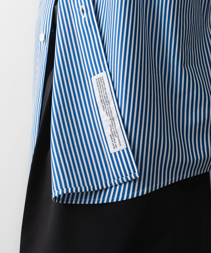 KANEMASA PHIL. カネマサフィルの46G STRIPE MODEST SHIRTのNAVY WHITE 公式通販サイトsession福岡セレクトショップ