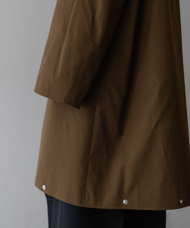 stein(シュタイン)の24SSコレクションCOTTON TWILL LAYERED JACKETの CAMEL