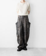 画像をギャラリービューアに読み込む, 【SUBLATIONS】CRACKING COATED BANANA CUTTING PANTS - SAND BEIGE BASE
