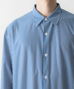 画像をギャラリービューアに読み込む, KANEMASA PHIL. カネマサフィルの46G STRIPE MODEST SHIRTのNAVY WHITE 公式通販サイトsession福岡セレクトショップ
