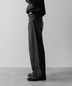 ssstein(シュタイン)の24AWコレクション DEFORMATION WIDE DENIM JEANS - BLACK 公式通販サイトsession福岡セレクトショップ