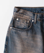 画像をギャラリービューアに読み込む, CODA コーダのDUST INDIGO ACID WASH BREAK CUT FLARED JEANSのDUST INDIGO 公式通販サイトsession福岡セレクトショップ
