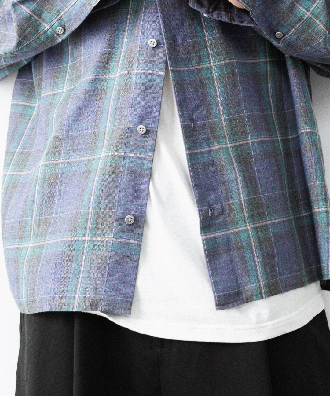 paratrait パラトレイトのCHECK LS SHIRTのGREEN 公式通販サイトsession福岡セレクトショップ