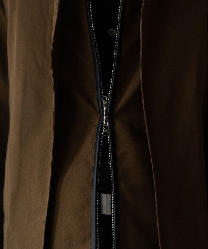 stein(シュタイン)の24SSコレクションCOTTON TWILL LAYERED JACKETの CAMEL