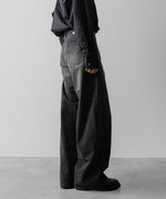 画像をギャラリービューアに読み込む, ssstein(シュタイン)の24AWコレクション DEFORMATION WIDE DENIM JEANS - BLACK 公式通販サイトsession福岡セレクトショップ
