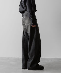 ssstein(シュタイン)の24AWコレクション DEFORMATION WIDE DENIM JEANS - BLACK 公式通販サイトsession福岡セレクトショップ