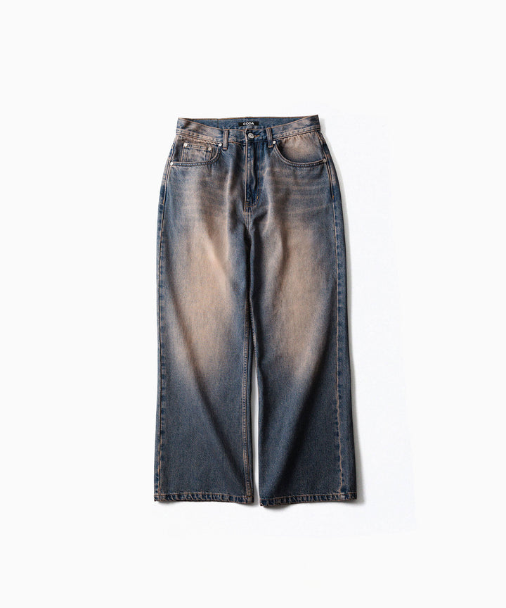 CODA コーダのDUST INDIGO ACID WASH BREAK CUT FLARED JEANSのDUST INDIGO 公式通販サイトsession福岡セレクトショップ