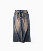 画像をギャラリービューアに読み込む, CODA コーダのDUST INDIGO ACID WASH BREAK CUT FLARED JEANSのDUST INDIGO 公式通販サイトsession福岡セレクトショップ
