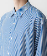 画像をギャラリービューアに読み込む, KANEMASA PHIL. カネマサフィルの46G STRIPE MODEST SHIRTのNAVY WHITE 公式通販サイトsession福岡セレクトショップ
