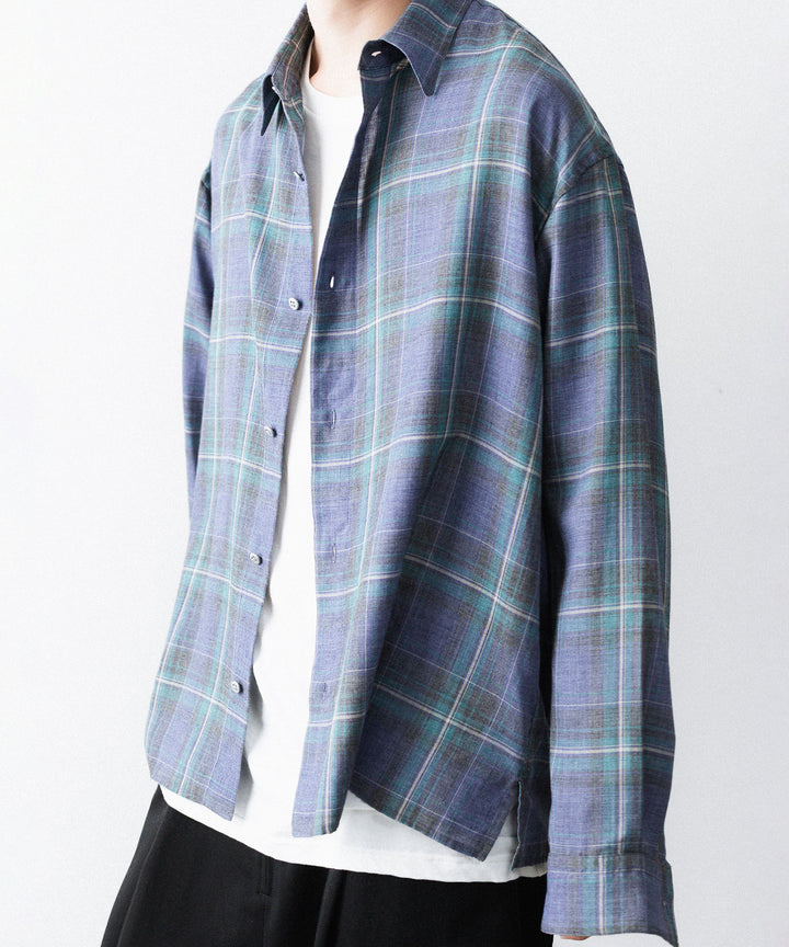 paratrait パラトレイトのCHECK LS SHIRTのGREEN 公式通販サイトsession福岡セレクトショップ
