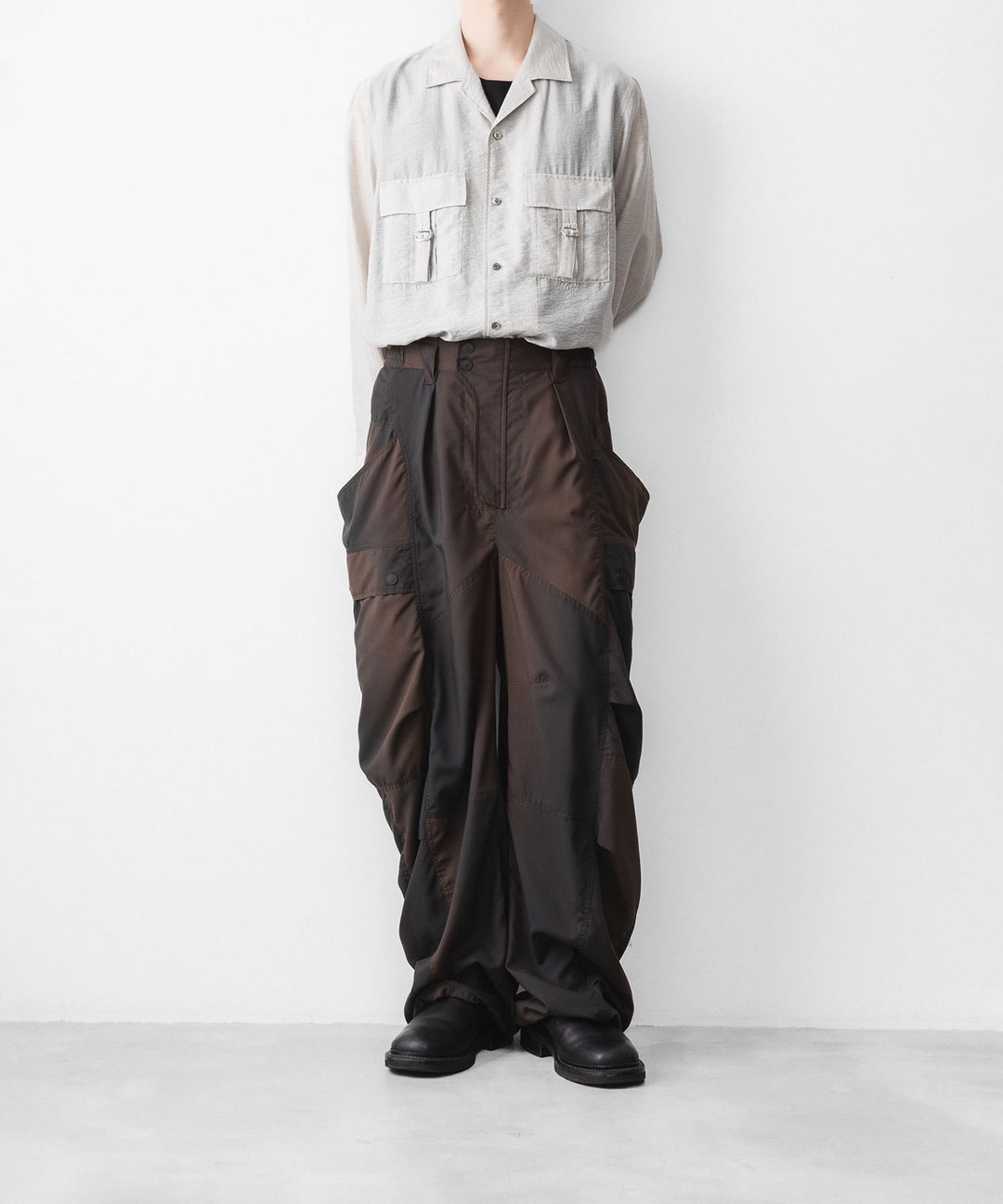 SUBLATIONS-サブレーションズのKIVULI PRINT BANANA CUTTING PANTSのDARK BROWN公式通販サイトsession福岡セレクトショップ
