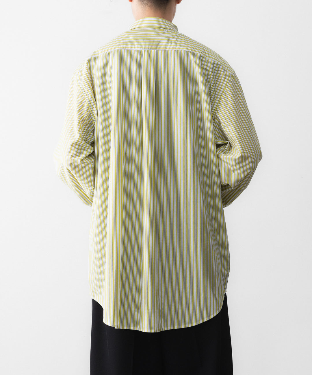 KANEMASA PHIL. カネマサフィルの46G STRIPE MODEST SHIRTのYELLOW BLACK 公式通販サイトsession福岡セレクトショップ