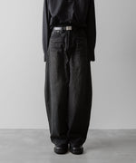 画像をギャラリービューアに読み込む, ssstein(シュタイン)の24AWコレクション DEFORMATION WIDE DENIM JEANS - BLACK 公式通販サイトsession福岡セレクトショップ
