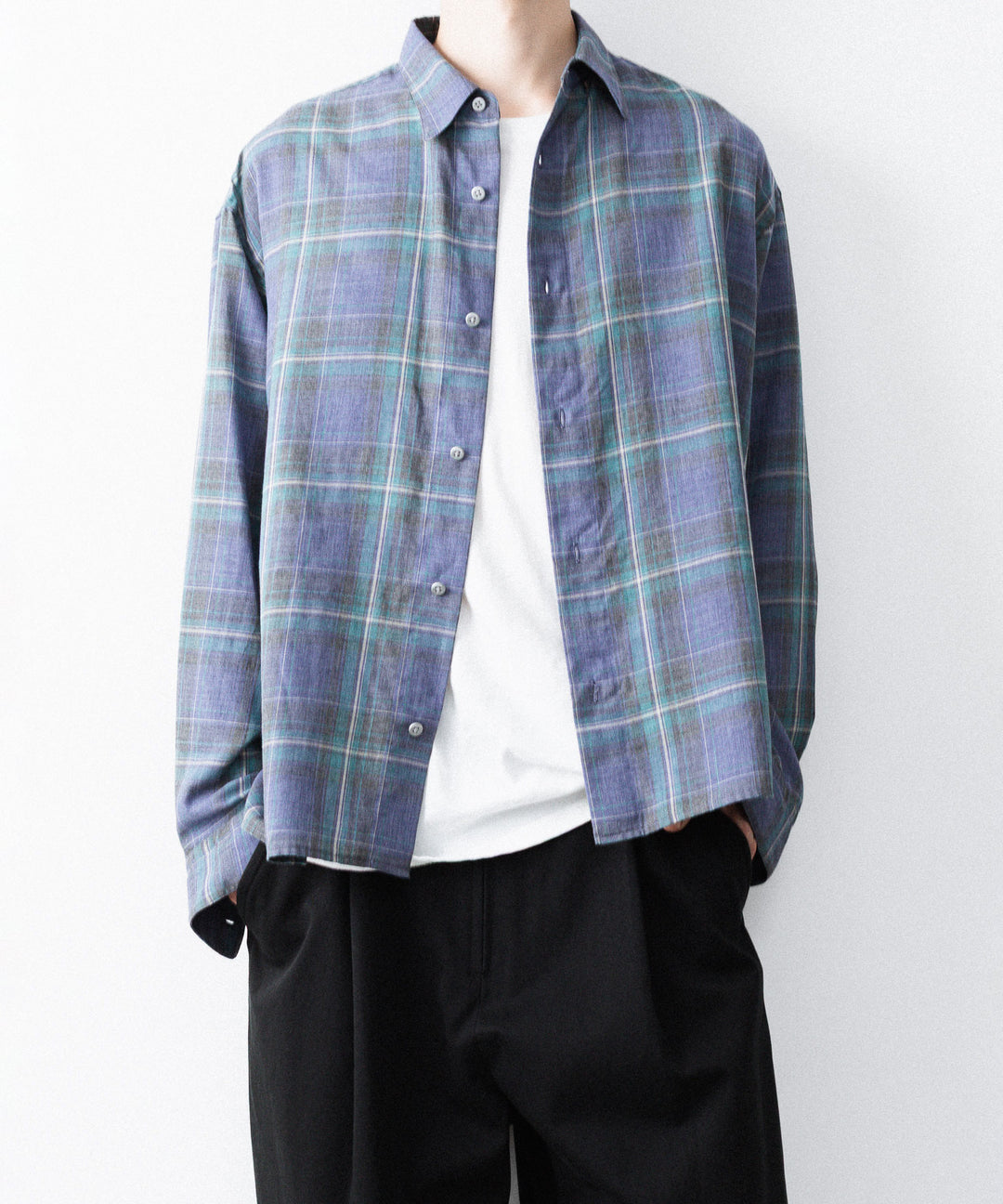paratrait パラトレイトのCHECK LS SHIRTのGREEN 公式通販サイトsession福岡セレクトショップ