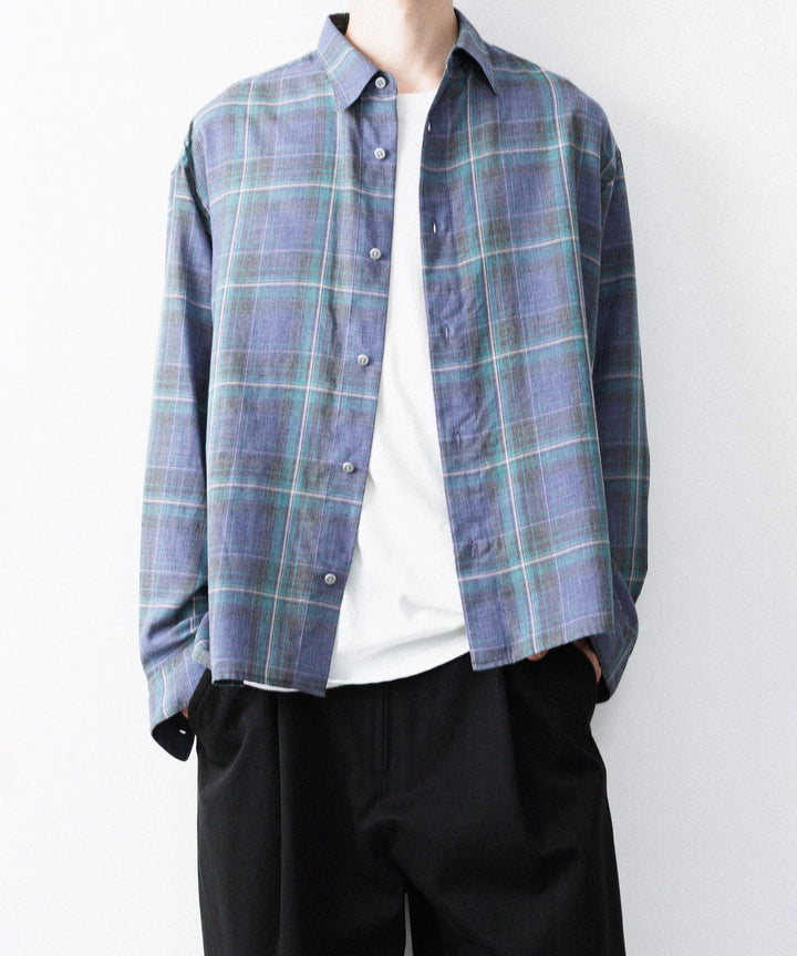paratrait パラトレイトのCHECK LS SHIRTのGREEN 公式通販サイトsession福岡セレクトショップ