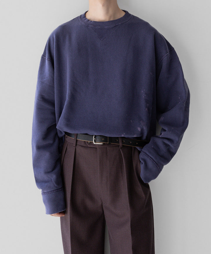 【INTÉRIM】インテリム 23AW BLEACH HYPER BIG V LOOP WHEEL SEAMLESS SWEAT SHIRT - B.NASU sessionセッション福岡セレクトショップ 公式通販サイト