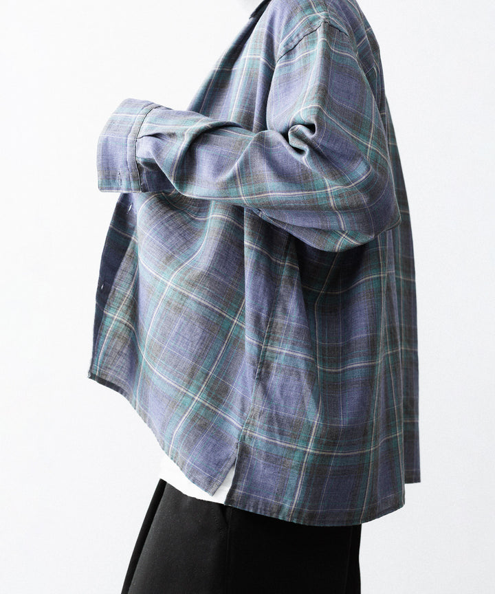 paratrait パラトレイトのCHECK LS SHIRTのGREEN 公式通販サイトsession福岡セレクトショップ