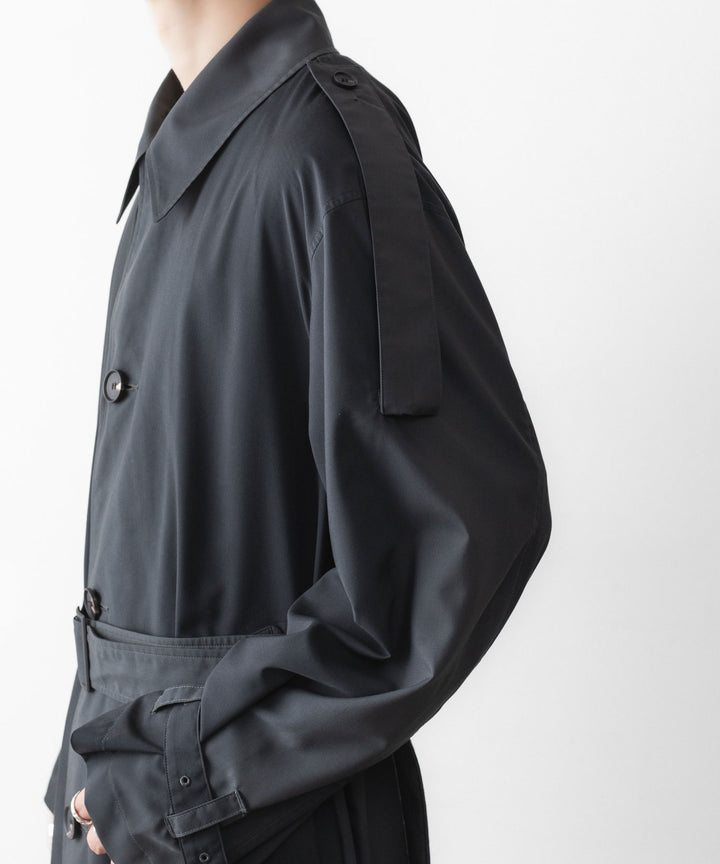 【SUBLATIONS】KIVULI PRINT LIGHT WEIGHT COAT - DARK KHAKI