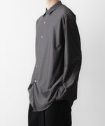 画像をギャラリービューアに読み込む, KANEMASA PHIL. カネマサフィルの46G STRIPE MODEST SHIRTのCHARCOAL BROWN 公式通販サイトsession福岡セレクトショップ
