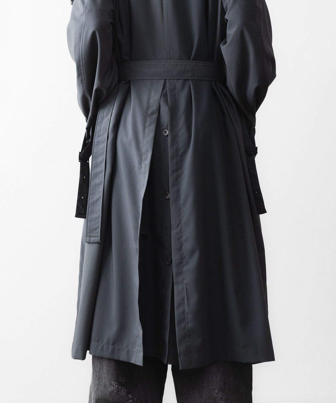 【SUBLATIONS】KIVULI PRINT LIGHT WEIGHT COAT - DARK KHAKI