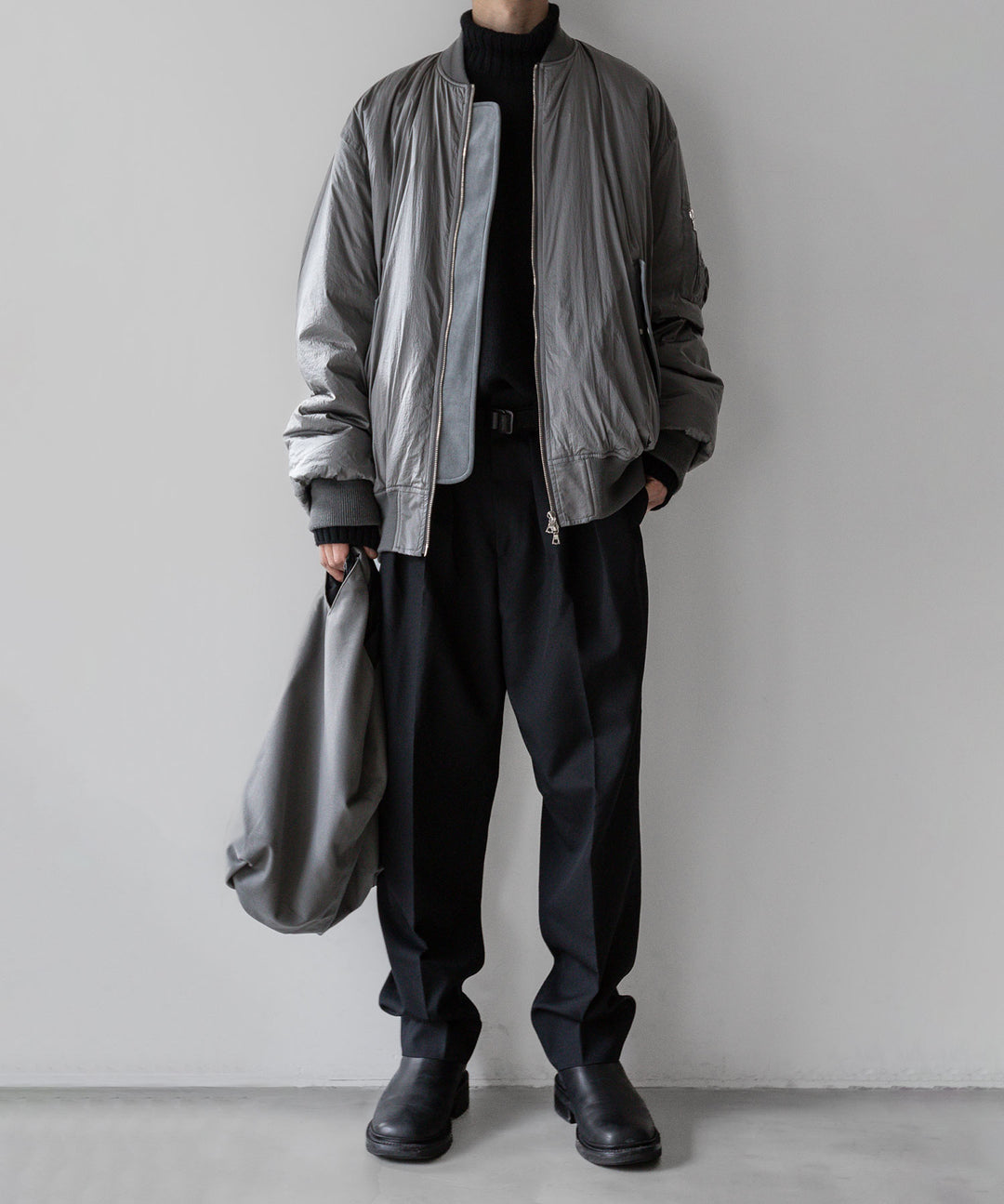 stein シュタイン 23AW OVERSIZED FLIGHT JACKET - SILVER sessionセッション福岡セレクトショップ 公式通販サイト