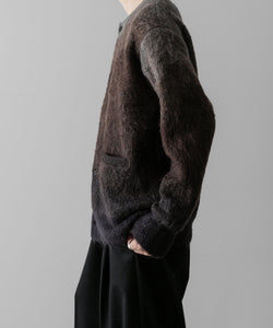 ssstein(シュタイン)の24AWコレクション GRADATION MOHAIR KNIT CARDIGAN - BROWN GREY GRADATION 公式通販サイトsession福岡セレクトショップ